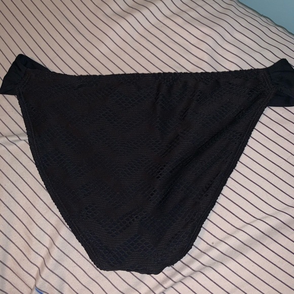black swimsuit bottoms - Picture 2 of 2